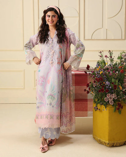 Mushq Soleil Prints Lawn 2026 || Flora Amour Aangan