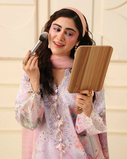 Mushq Soleil Prints Lawn 2026 || Flora Amour Aangan