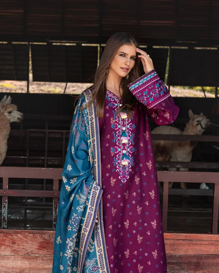 	Mushq Broadway winter collection Pakistani suits 2025
• 	Buy Mushq Broadway embroidered winter salwar suits online
• 	Mushq Broadway original Pakistani winter wear for women