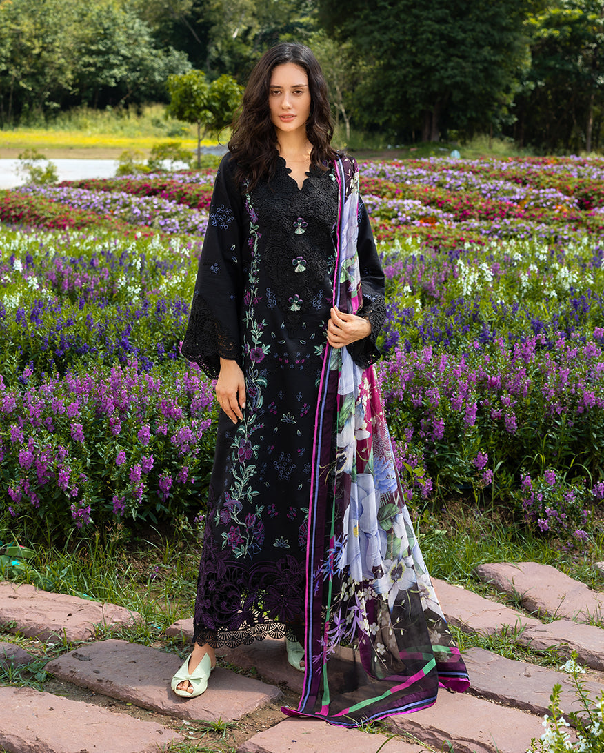 Secret Garden Hemline Lawn by Mushq 2026|  Garden Lullaby Aangan | the Essence of Lawn & Chiffon