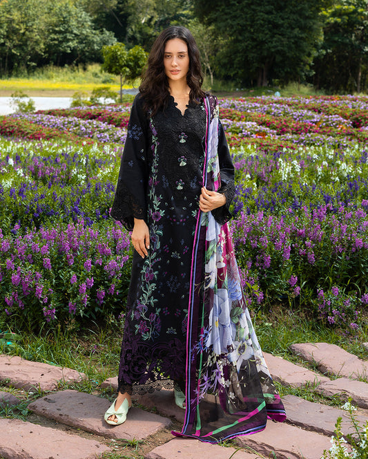 Secret Garden Hemline Lawn by Mushq 2026|  Garden Lullaby Aangan | the Essence of Lawn & Chiffon