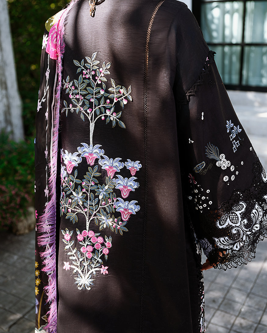 Mushq Amoi luxury lawn 2026=Gentle Breeze Aangan | the Essence of Lawn & Chiffon