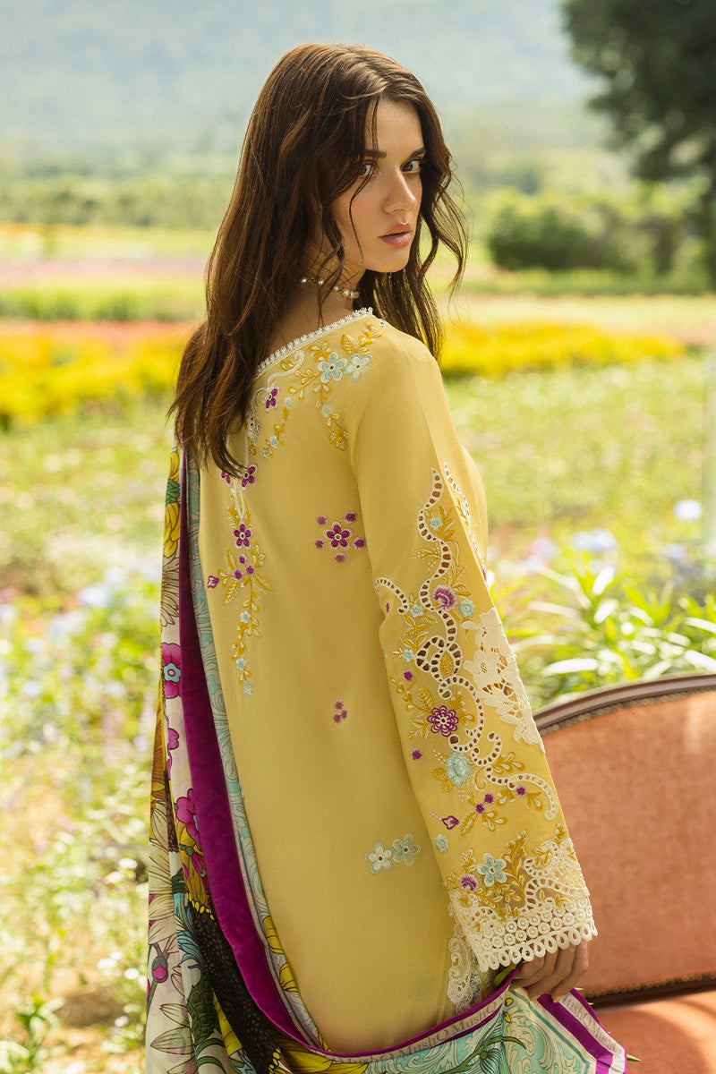Mushq Secret Garden Hemline Spring Summer 2025 | Faded Sunflow