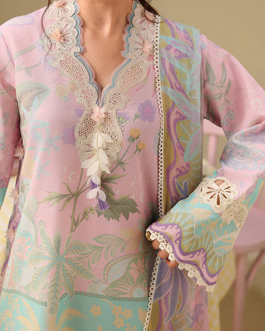 Mushq Soleil Prints Lawn 2026 || Honey Petal Aangan