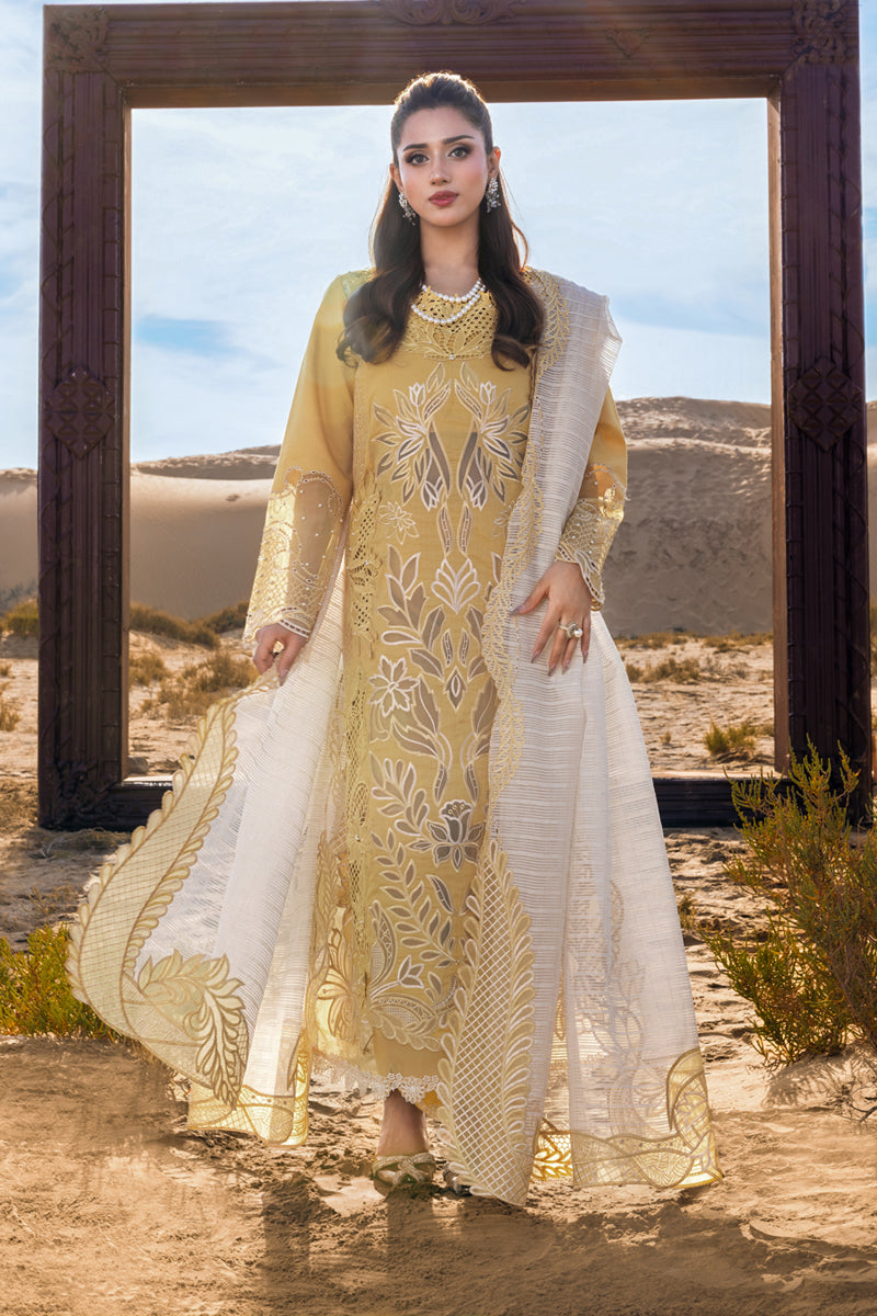 Rangrasiya Premium Summer Lawn '26-Hoorain Aangan | the Essence of Lawn & Chiffon