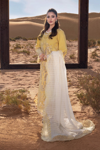 Rangrasiya Premium Summer Lawn '26-Hoorain Aangan | the Essence of Lawn & Chiffon