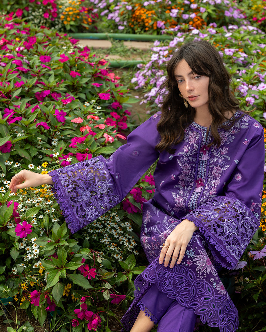 Secret Garden Hemline Lawn by Mushq 2026| Lily Veil Aangan | the Essence of Lawn & Chiffon