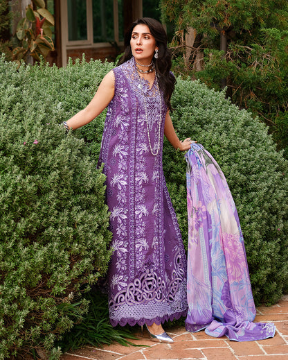 Mushq Amoi luxury lawn 2026= Lovers Lane Aangan | the Essence of Lawn & Chiffon