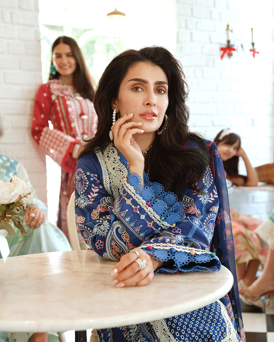 Mushq Amoi luxury lawn 2026= Moonlit Dreams Aangan | the Essence of Lawn & Chiffon