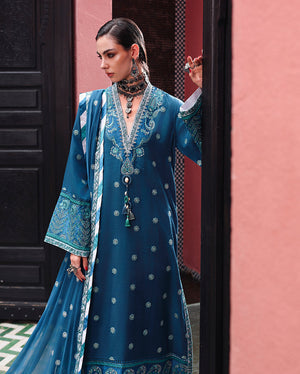 Mushq Nuvera Silk Rouge Sapphire Back View
