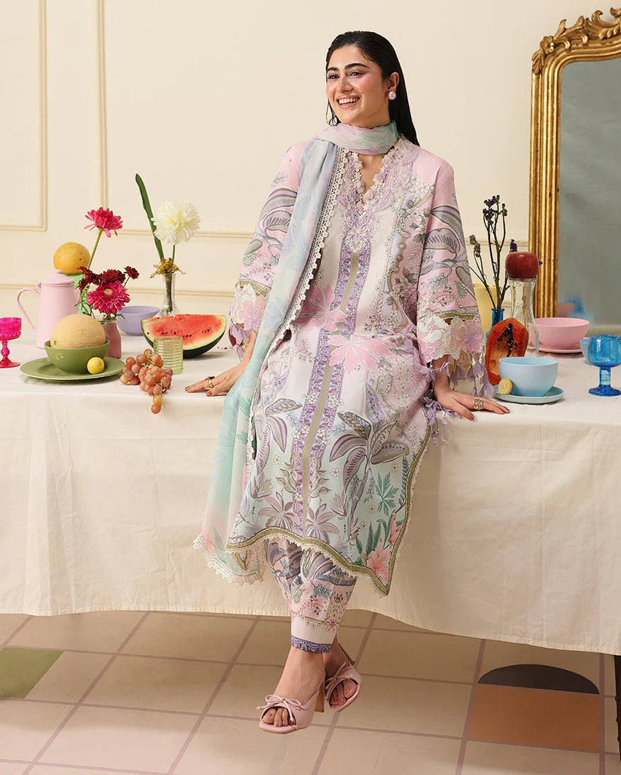 Mushq Soleil Prints Lawn 2026 || Serena Bloom Aangan