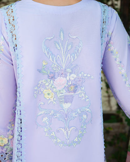 Mushq Amoi luxury lawn 2026= Sweet Confession Aangan | the Essence of Lawn & Chiffon
