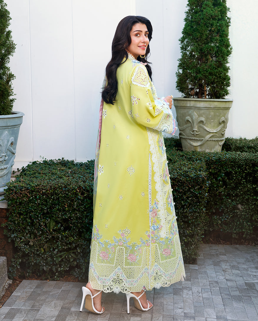 Mushq Amoi luxury lawn 2026=Tender Whisper Aangan | the Essence of Lawn & Chiffon
