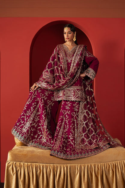 Afrozeh Divani Silk 2025-SHAMAL Aangan the essence of lawn & chiffon