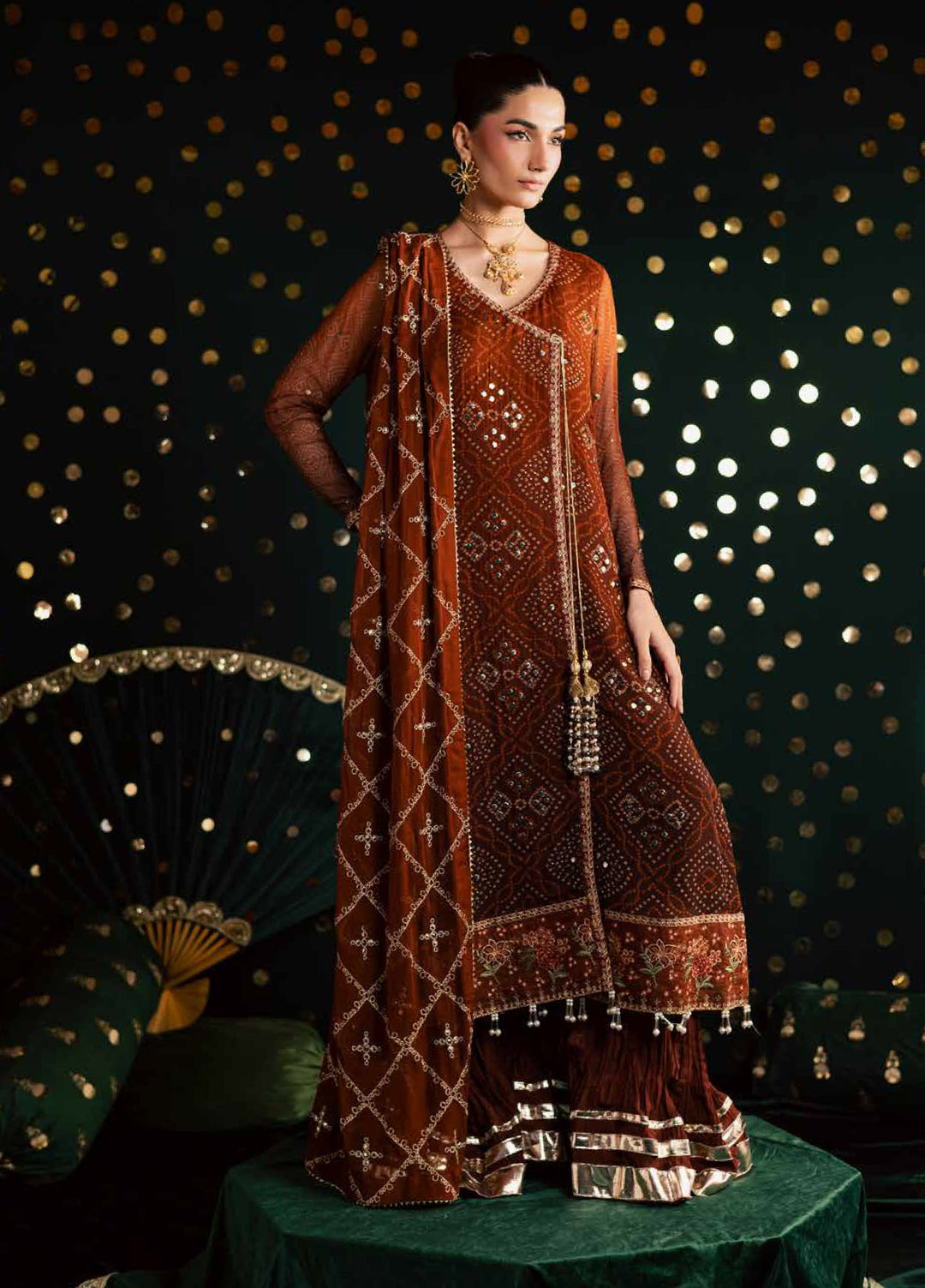 Nureh Mukeshkari 2025 =MK-19 Aangan the essence of lawn & chiffon