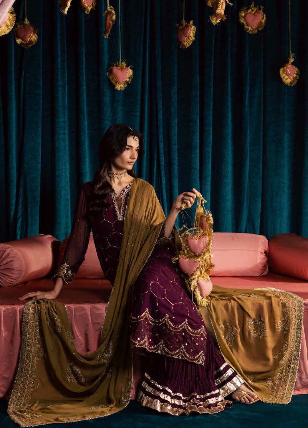 Nureh Mukeshkari 2026 =MK21 Aangan the essence of lawn & chiffon