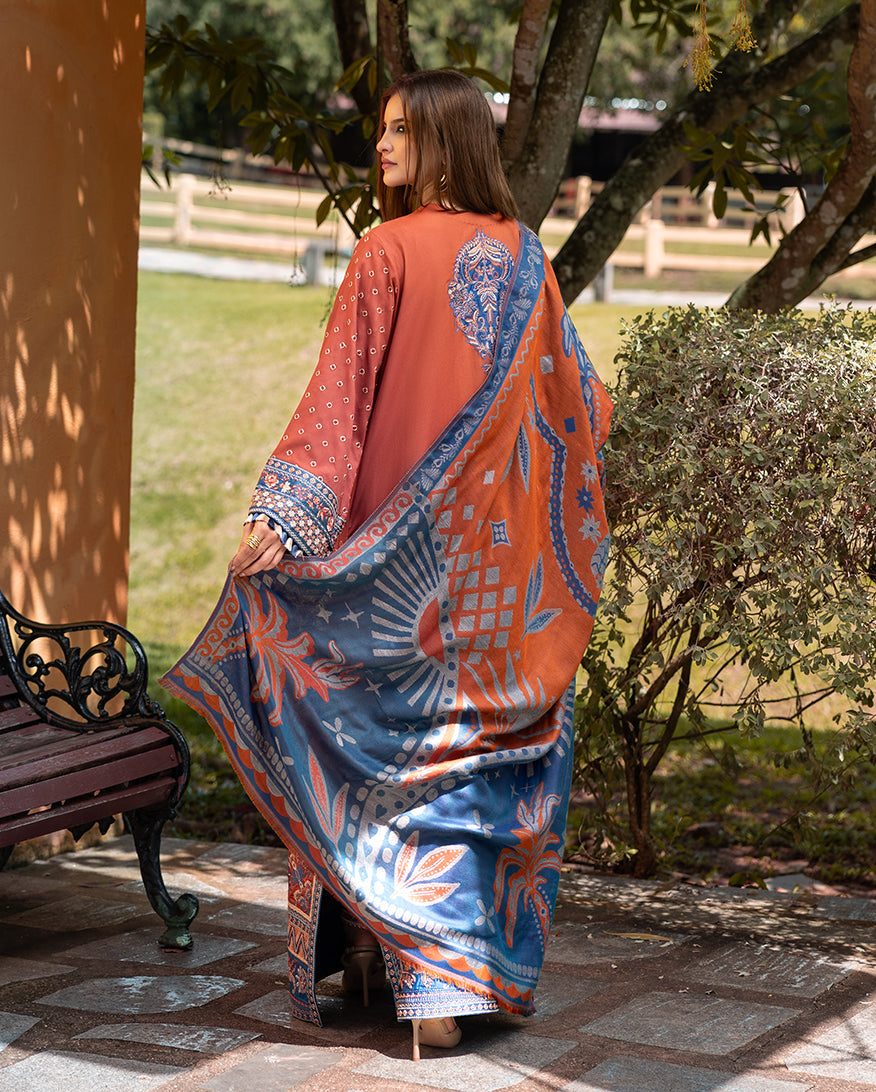- Buy Mushq Broadway embroidered winter salwar suits online
- Mushq Broadway original Pakistani winter wear for women
