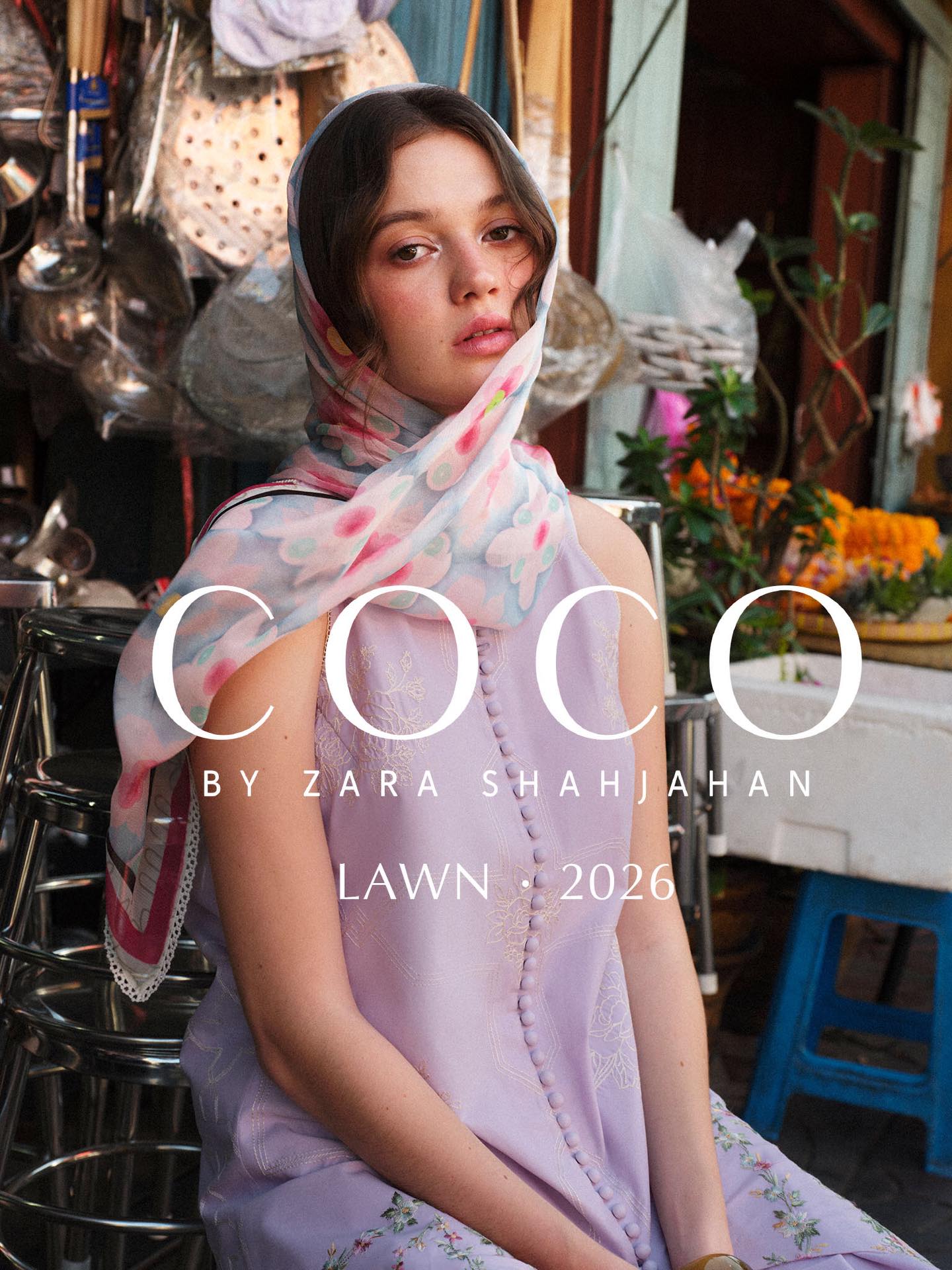 Coco Lawn By Zara Shahjhan 2026=1a Aangan the essence of lawn & chiffon