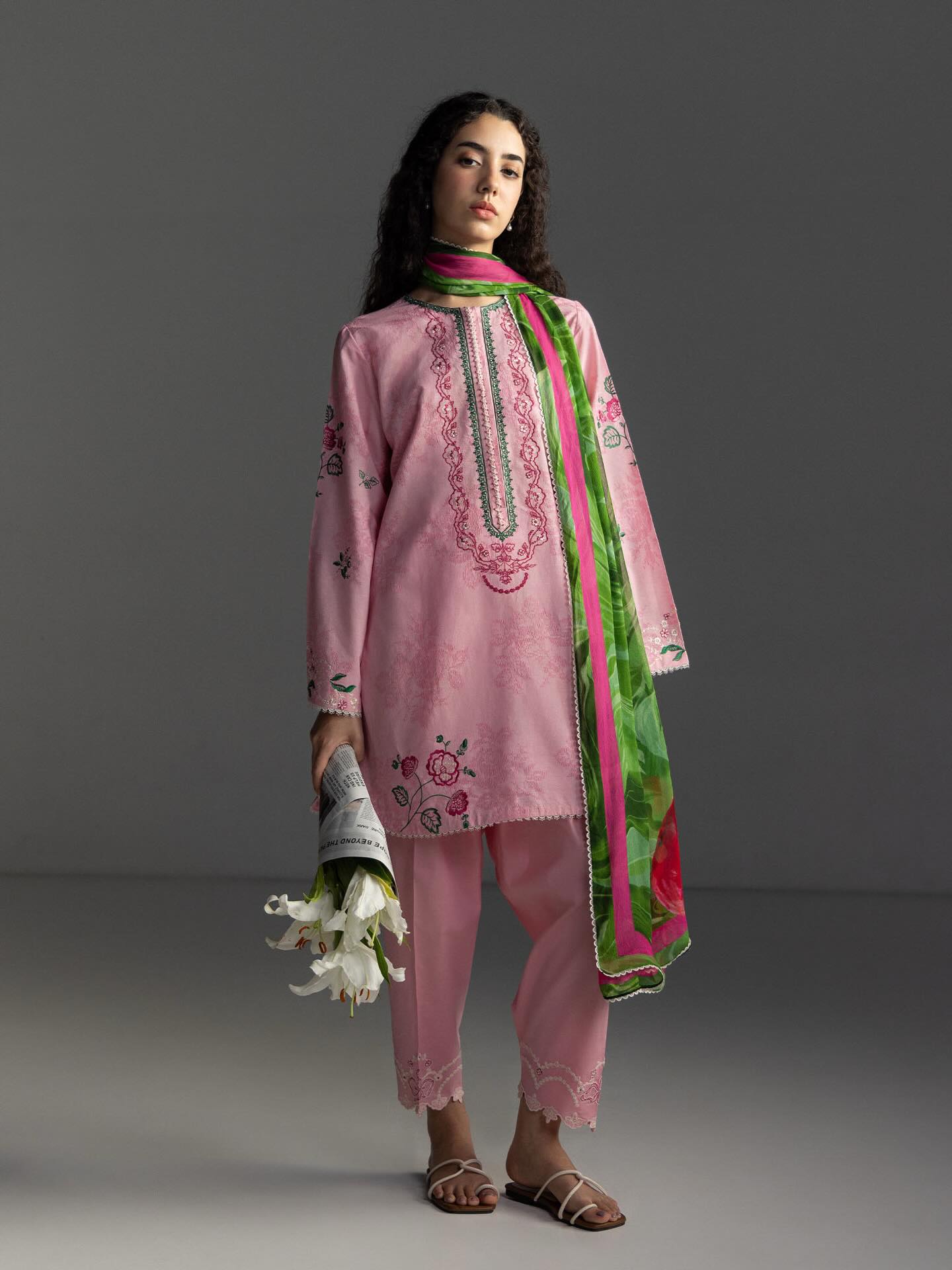 Coco Lawn By Zara Shahjhan 2026=2a Aangan the essence of lawn & chiffon