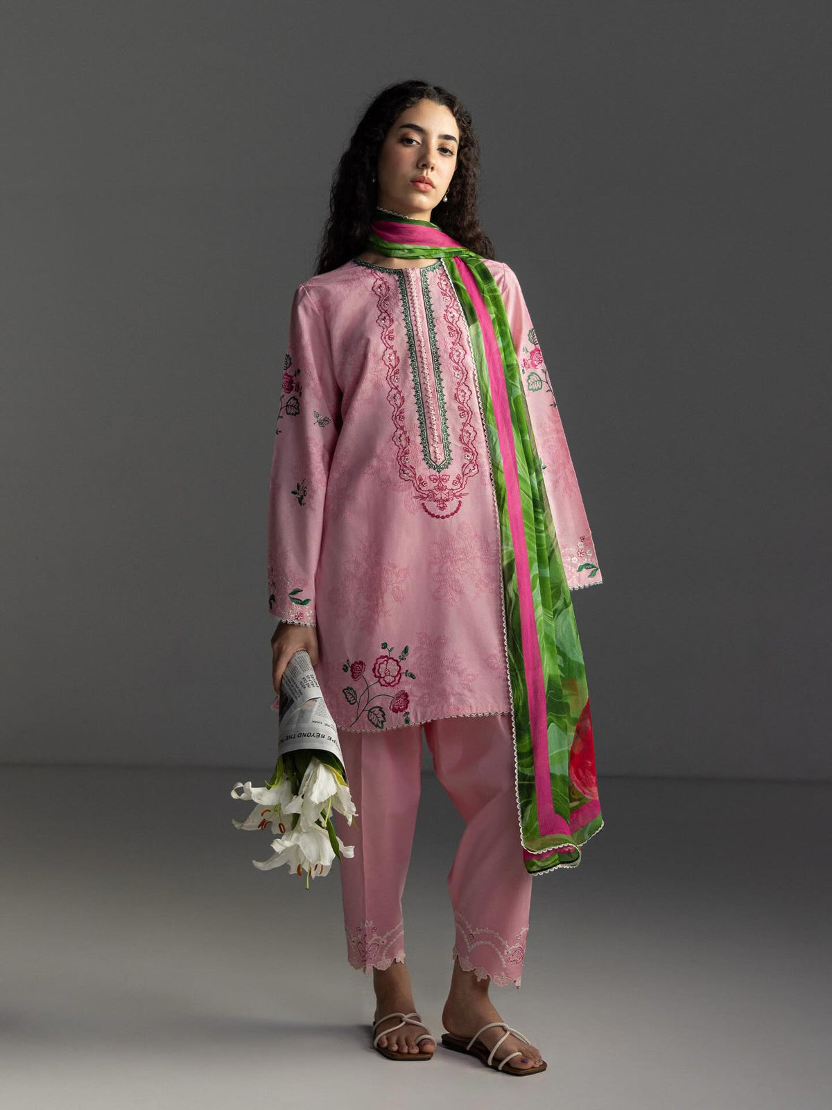 Coco Lawn By Zara Shahjhan 2026=2a Aangan the essence of lawn & chiffon