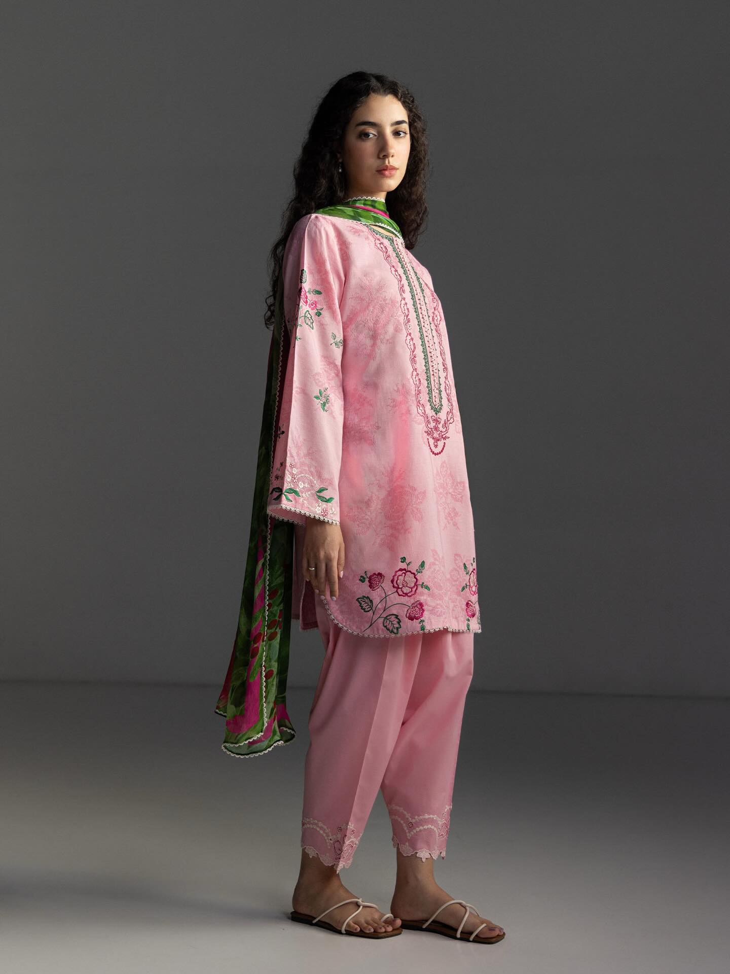 Coco Lawn By Zara Shahjhan 2026=2a Aangan the essence of lawn & chiffon