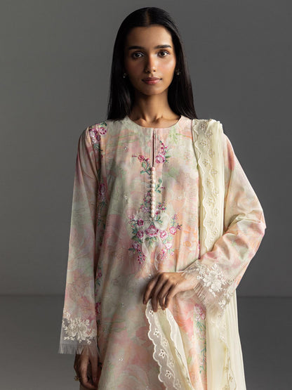 Coco Lawn By Zara Shahjhan 2026=6b Aangan the essence of lawn & chiffon