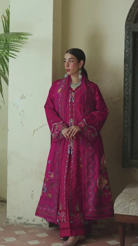 - Sharara set in original Pakistani design with flared silhouette
- Pakistani sharara suit featuring intricate threadwork
- Festive sharara outfit in authentic Pakistani style
- Designer sharara with traditional Pakistani embellishments
- Sharara dress inspired by Pakistani cultural fashion

