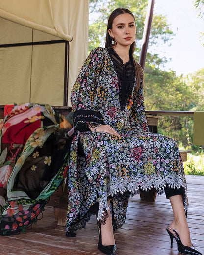 MARIA.B M.Prints Lawn 2026=14b Aangan the essence of lawn & chiffon