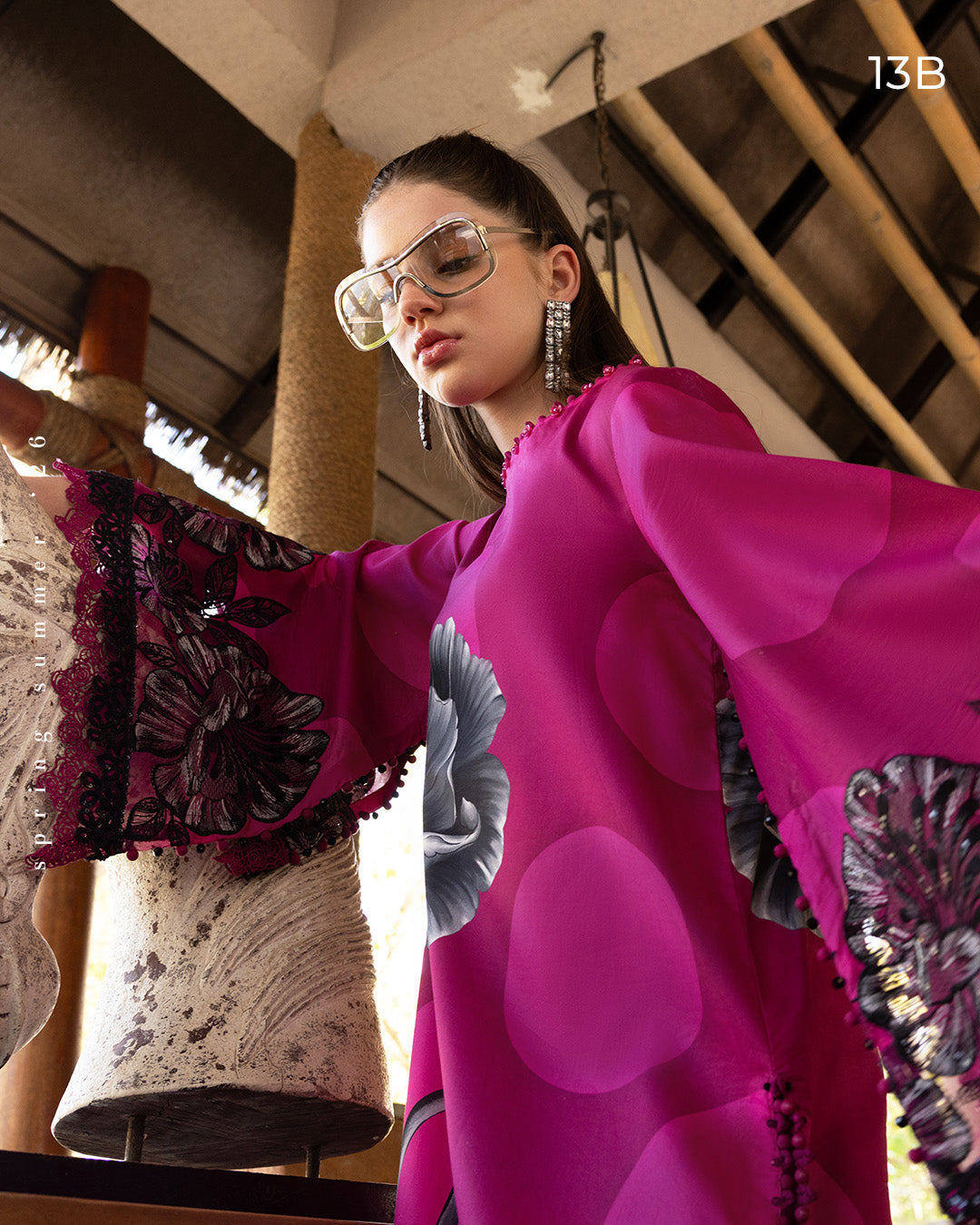MARIA.B M.Prints Lawn 2026=13b Aangan the essence of lawn & chiffon