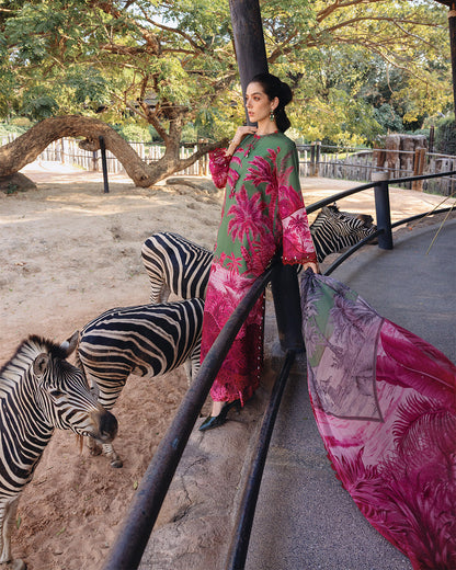MARIA.B M.Prints Lawn 2026=11b Aangan the essence of lawn & chiffon