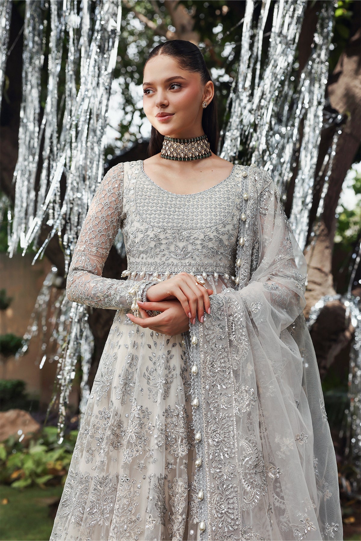 Afrozeh Dastangoi unstitched formal wear 2025
• 	Afrozeh Dastangoi wedding salwar suits for women